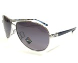 Oakley Sunglasses Feedback OO4079-40 Silver Blue Tortoise Prizm Gray Lenses - $173.24