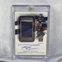 2021 Panini Impeccable Russell Wilson #EPA-RWI Patch On Card Auto #1/10 - £206.13 GBP