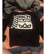 Rich Music Staff Shirt Size Small Long Sleeve - £11.24 GBP