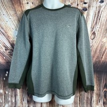 Greg Norman Tasso Elba Mens Size Large Green Waffle Knit Thermal Casual ... - $18.99