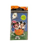 Halloween Disney Mickey Minnie Pumpkin Ghost Moon Spider Gel Jelz Window... - £11.79 GBP