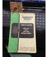 John Deere Model AB 101 102 Sprayers Operators Manual - €17,24 EUR