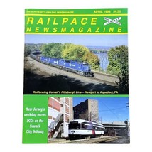 Railpace Newsmagazine 1999 April Conrail Pittsburgh Line NJT PCC Vintage - £7.79 GBP