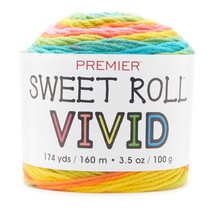Premier Sweet Roll Vivid Yarn-Moon Beam - £13.17 GBP