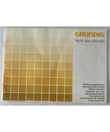 Grundig Yacht-Boy 300/400 Vintage Instruction Booklet Pamphlet - £6.96 GBP