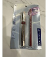 Maybelline SHINE SEDUCTION #520 Ruby Spell Glossy Lipcolor + Lip Liner - $413.44 MXN