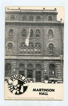 Sorrows of Stephen Program Public Theatre Martinson Hall New York 1979 - £10.91 GBP