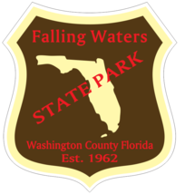 Falling Waters Florida State Park Sticker R6721 YOU CHOOSE SIZE - $1.45+