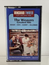 THE WEAVERS Greatest Hits (Cassette, 1982) Vanguard Twofer Gospel Folk Blues - £3.25 GBP
