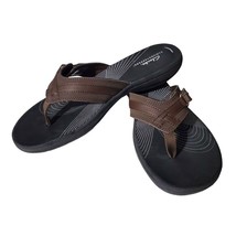 Cloudsteppers by Clarks Breeze Sea Womens Size 11 Brown Sandals Flip Flop - £19.11 GBP