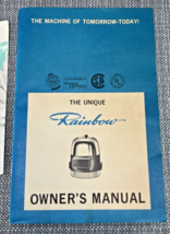 Vintage Vacuum Rexair Rainbow Model D Original Owner’s Manual Instruction Book - £15.74 GBP