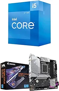 Intel Core i5-12400 + GIGABYTE B760M AORUS Elite AX Motherboard - $594.99
