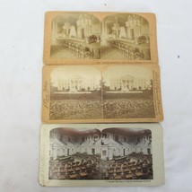 3 Stereoscopic Card U S Capitol Washington White House State Dining Room - €13,32 EUR