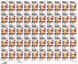 Roberto Clemente Complete Sheet of Fifty 20 Cent Stamps Scott 2097 - £16.37 GBP