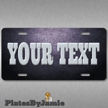 Stone on Stone Font Custom Your Text Personalized Vanity License Plate T... - £15.36 GBP