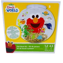 Penn-Plax Officially Licensed Sesame Street Elmo’s World Fish Bowl Kit - £9.63 GBP