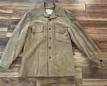 Vintage Californian Los Angeles Camel Color Suede Shirt Jacket  Men’s Me... - $34.19