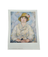Madame Renoir Color Portfolio Print plate 3 portrait of Aline 12.5&quot;x9.5&quot; - £7.08 GBP