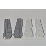 Transformers G1 Wheeljack 3D Printed Wings 2 Sets, x2 Silver &amp; x2 Clear - $146.08 MXN