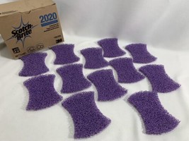 3M Scotch-Brite™ Purple Scouring Pad 2020 2.8 in x 4.5 in, 24 Each/Case - $25.74