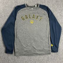 Los Angeles Galaxy Sweatshirt Mens Large Pullover Fleece Adidas Climawarm - €22,80 EUR