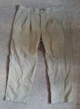 Men George Light Tan Dress/Casual Pants Size 38x30 - £11.78 GBP