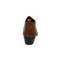 Stacy Adams Sandoval Cuban Heel Boot Croco print Cognac  25666-221 image 3