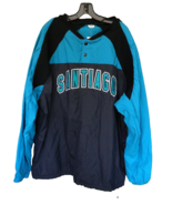 Vintage XL DeLong Track Jacket SANTIAGO Pull Over Warm Up Wind Breaker NWT - $67.68 CAD