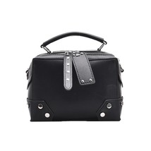Rivet Design Ladies Shoulder Bag Fashion Solid Color Designer Women&#39;s Handbag Hi - £40.52 GBP