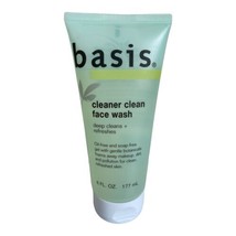 Basis Cleaner Clean Face Wash Oil Free Soap Free Gel Deep Clean Refresh ... - £36.61 GBP