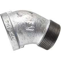 Southland 510-502HC 3/8" Galvanized 45� Street Elbow - $17.36