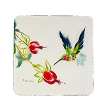 Betsy Drake Betsy&#39;s Hummingbird Coaster Set of 4 - £27.46 GBP