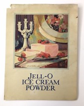 Jell-O Ice Cream Powder Advertising Recipe Pamphlet Illus. F. Loldon Wel... - $6.00