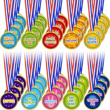 Gejoy 60 Pieces Award Medals Assortment Medals for Awards for Kids Award Medals - £28.24 GBP