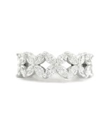 Authenticity Guarantee 
Marquise Diamond Flower Statement Ring 14K White... - £3,693.22 GBP