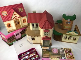 Calico Critters Lot Must See School Kitchen House +++ - £159.86 GBP