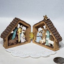 Midwest Importers Christmas Hinged Nativity Scene Figurine Holy Family Wise Men - £11.95 GBP