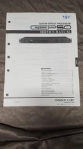 Yamaha Guitar Effect Processor GEP50 Service Manual With Schematics - £12.60 GBP
