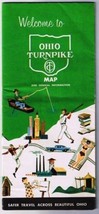 Ohio Road Map Ohio Turnpike With Fares 1960 - $6.92