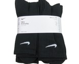 Nike Everyday Cushioned Crew Socks Mens Size 12-15 Black (6 Pack) NEW SX... - $29.99