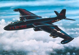 Framed 4&quot; X 6&quot; Print of a Martin B-57B &quot;Canberra.&quot;  Hang on wall or Display. - £10.08 GBP