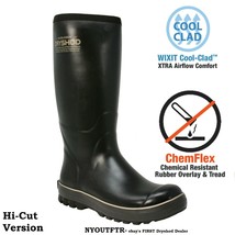 Dryshod Size 7-15 Mudslinger Hi Cut Premium Rubber Work Boot Brown MUD-M... - £110.58 GBP