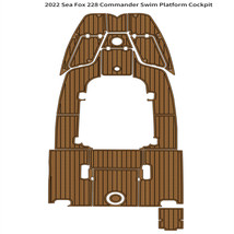 2022 Sea Fox 228 Commander Swim Platform Cockpit Pad Boat EVA Foam Teak Floor - £954.62 GBP