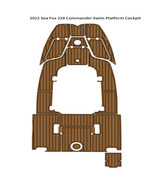 2022 Sea Fox 228 Commander Swim Platform Cockpit Pad Boat EVA Foam Teak ... - $1,637.14 CAD