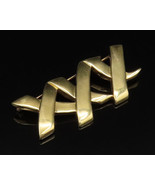 TIFFANY &amp; CO. 18K GOLD - Vintage 1983 Paloma Picasso Triple X Brooch Pin... - £1,432.91 GBP