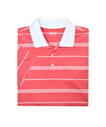Brooks Brothers Mens Light Red Stripe Performance Polo Shirt, 2XL XXL 87... - $60.41 CAD