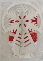 1980s Coca Cola White Foil Snowflake Christmas Hanging Decoration Store Display - £19.65 GBP