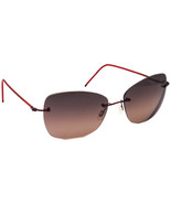 Maui Jim (RxLenses) Apapane MJ 717RX-07 Maroon/Red Rimless Metal Japan 5... - $210.65 CAD