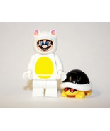 Minifigure White Tanooki Mario With Turtle The Super Mario Bros Movie Bu... - $150.85 MXN