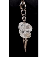 Satyaloka satyamani azeztulite quartz   pendulum  synergy 12 crystal #7531 - £24.32 GBP